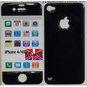 Protection résine adhésive "Noir" I-Phone 4 / 4S Protection résine adhésive "Noir" I-Phone 4 / 4S