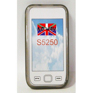 Coque silicone compatible Samsung wave 525 fumée