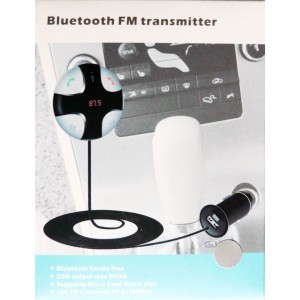Mains libres voiture Bluetooth transmetteur FM 
