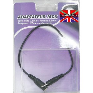 Adaptateur jack 2.5 / 3.5