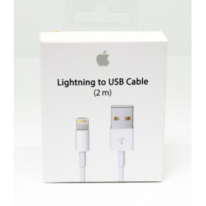Câble data Lightning I-Phone 2 mètres