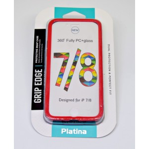 Coque 360 Grip Edge Rouge i phone 7 et 8 Coque 360 Grip Edge Rouge i phone 7 et 8