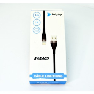 Câble data charge Lightning Fairplay Borago 1 m