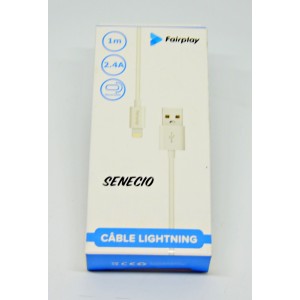 Câble data charge Lightning Fairplay Senecio 1 m