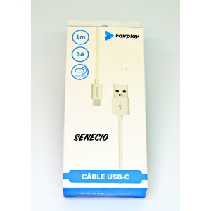 Câble data Type-C Fairplay Senecio 1 m Câble data Type-C Fairplay Senecio 1 m